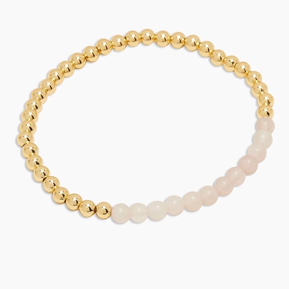 Gorjana Rose Quartz Power Gemstone Bracelet